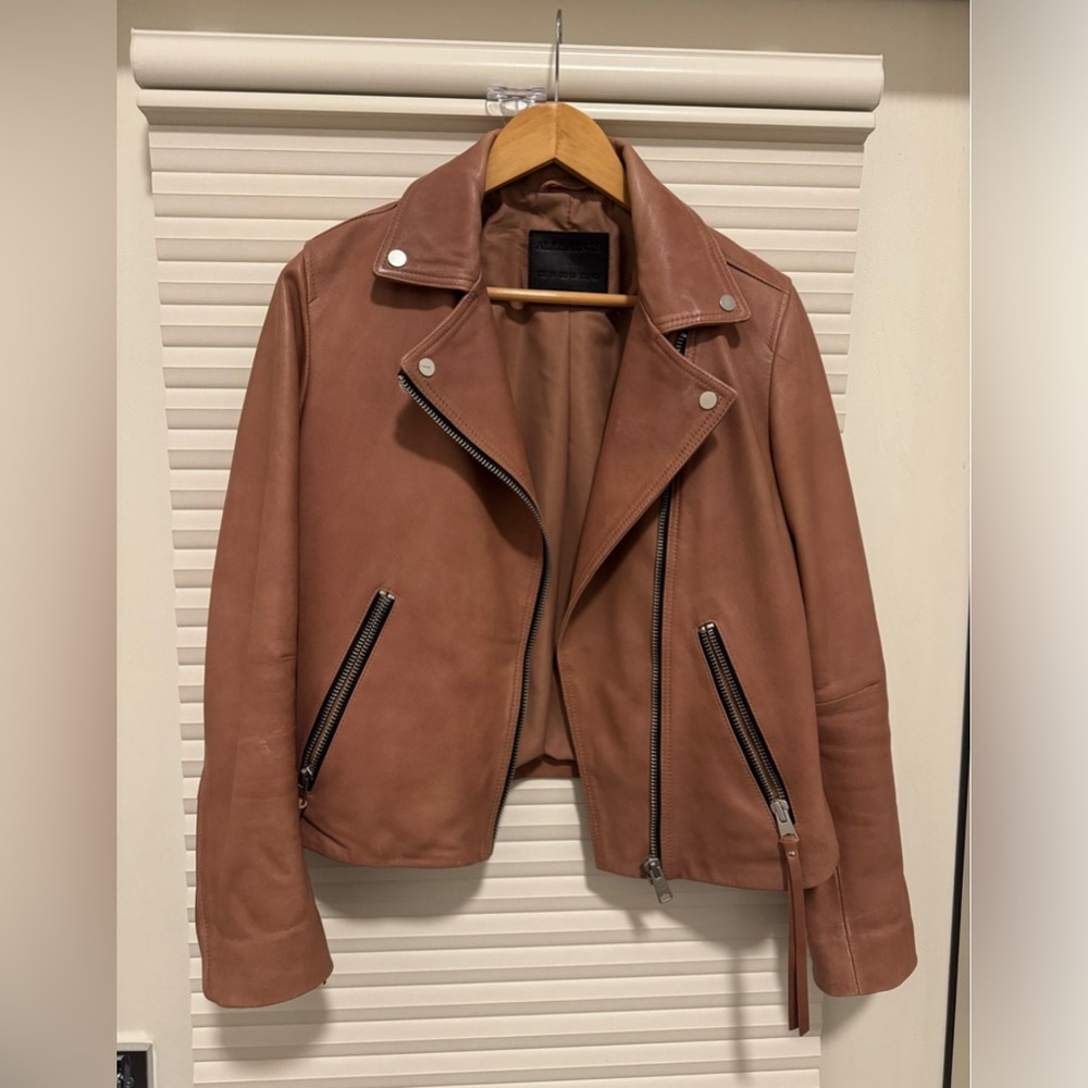 ALLSAINTS Leather Moto Jacket
